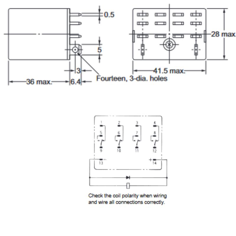 RELAY DC 110V 6143